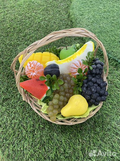 Мыло ручной работы фрукты