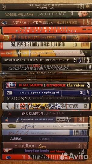 Dvd диски видео рок музыка и фильмы