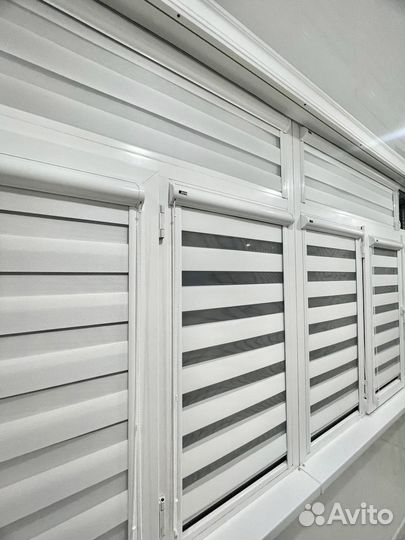 Жалюзи рулонные день ночь