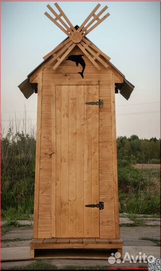 Дачный туалет деревянный JWL464