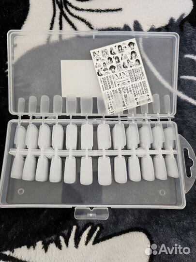 Типсы для наращивания +фонарик+акригель