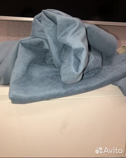 Шторы синие