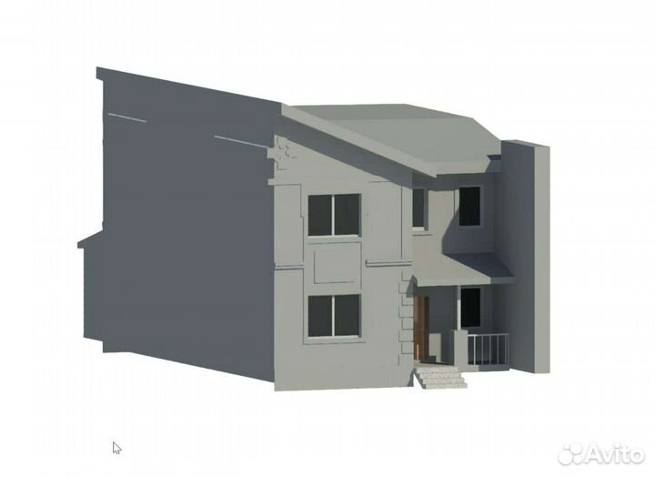 Лазерное сканирование, обмер помещений, Revit