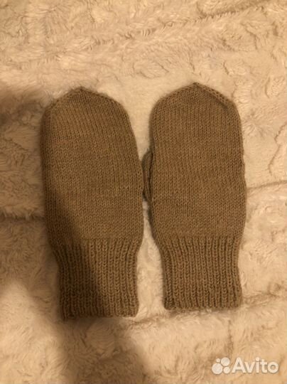 Комплект шапка, шарф и варежки