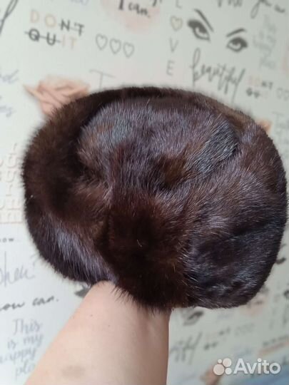 Шапка норковая женская