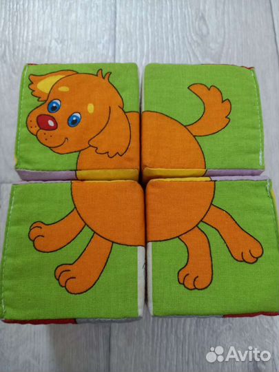 Кубики-мякиши, мозаика