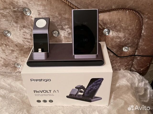 Беспроводная зарядка 3 в 1 Prestigio revolt A1