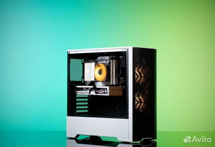 Игровой компьютер fatality101 RTX 4060 8GB NEW Ryzen 5 7500F Phanteks magniumgear NEO Air White