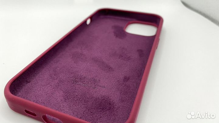 Чехол на iPhone 14 Silicon Case Plum