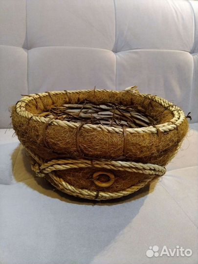 Корзина из кокоса