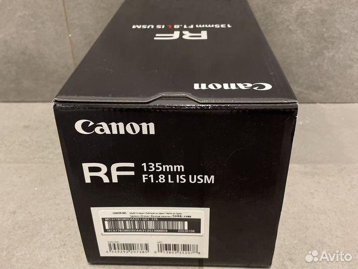 Canon RF 135mm f/1.8L IS USM Новые-Гарантия