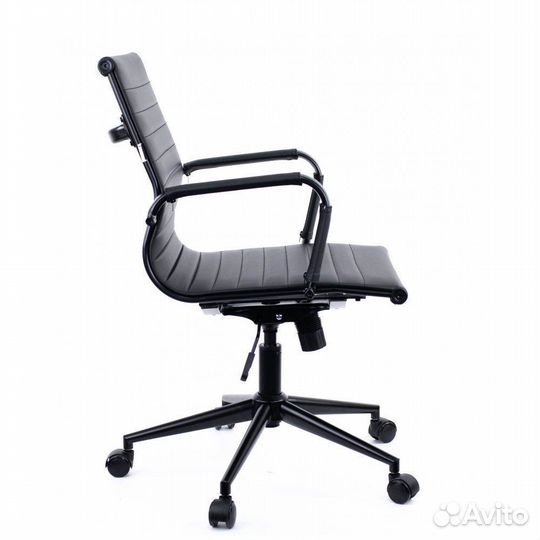 Кресло офисное EverProf Leo T Экокожа Черный