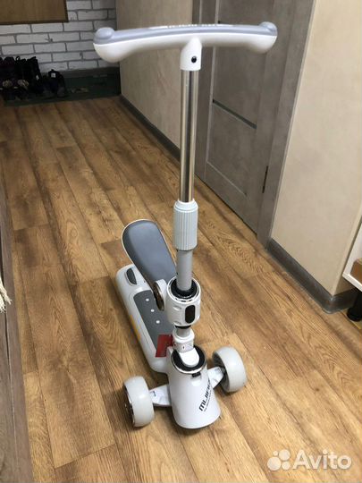 Самокат детский синий