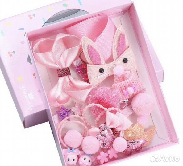 Набор резинок для волос детские 18 штук