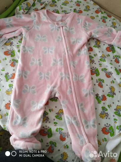 Флисовый комбинезон 74