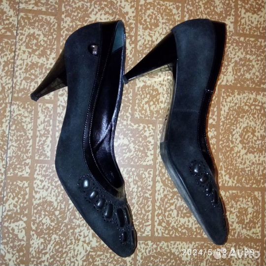 Туфли женские 37 размер натуральная замша