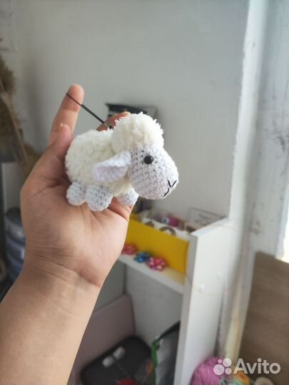 Вязаный зайка