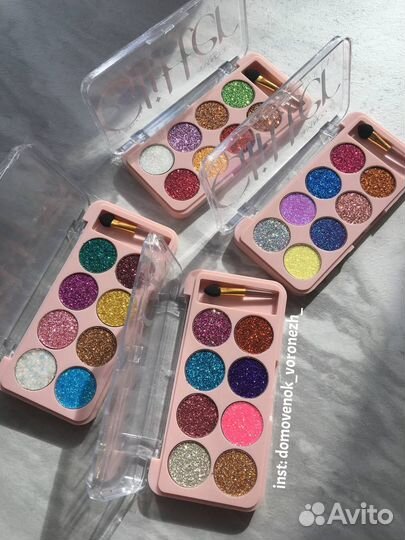 Новые тени (глиттер) для век