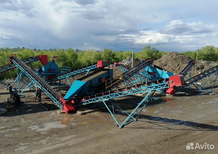 Питатель,дробилка,грохот, дск для щебня