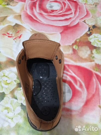 Замшевые полуботинки Демисезонные