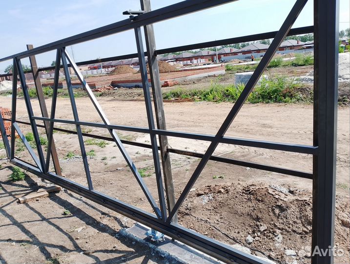 Металлоконструкции откатные ворота навесы заборы