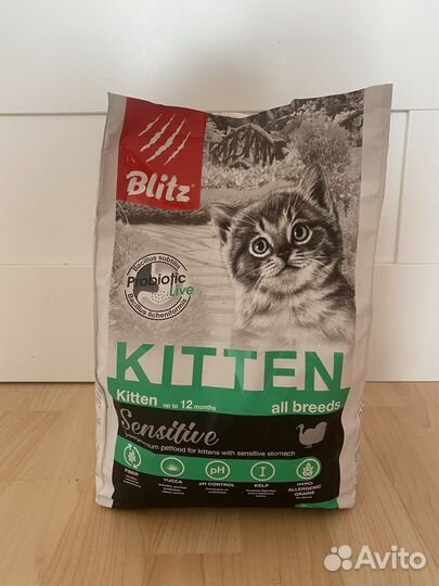 Корм для кошек blitz
