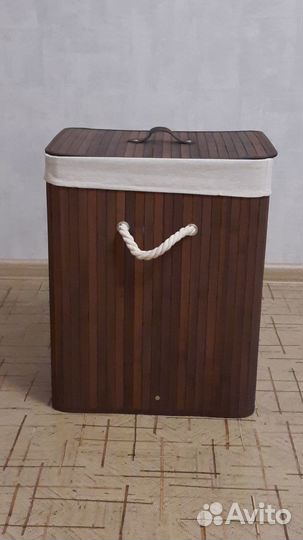 Корзина для белья Бамбуковая