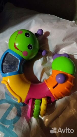 Гусеница игрушка развивашка