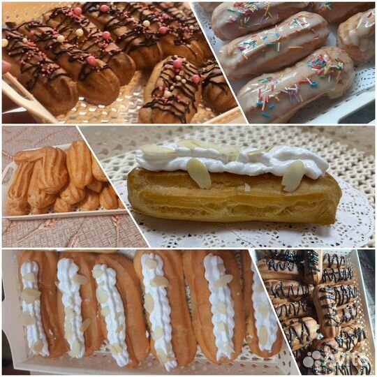 Эклеры на заказ