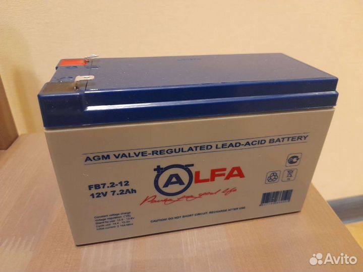 Аккумулятор 12V 7,2 Ah