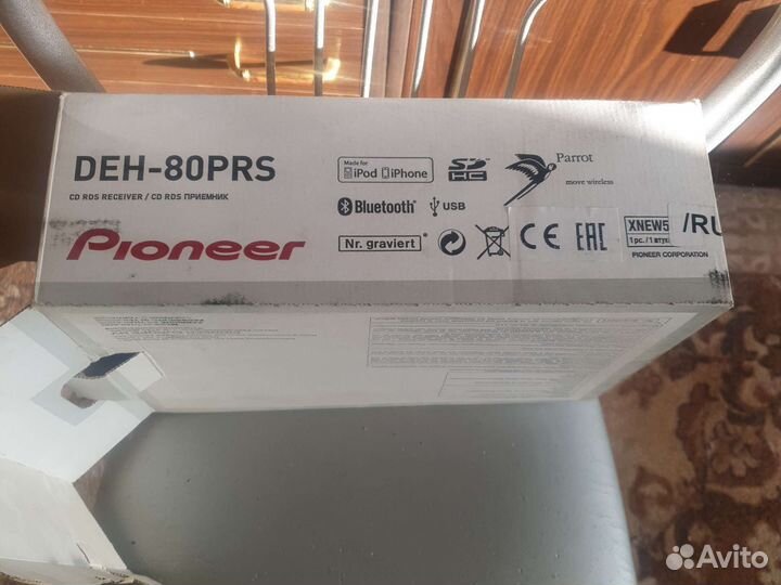Магнитола pioneer deh 80prs