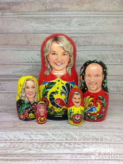 Портрет на матрешке