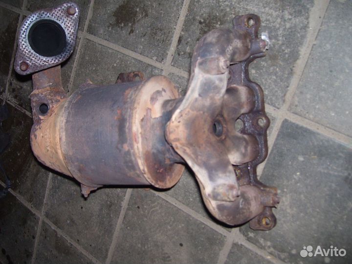 Форд фьюжен коллектор выпускной с катализатором
