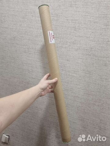 Тубус картонный с крышкой