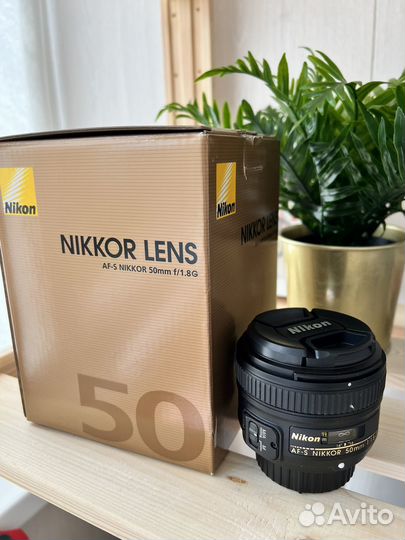 Объектив Nikon 50mm f/1.8G AF-S Nikkor