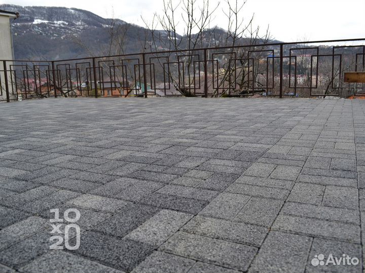 Тротуарная плитка, бордюры, газонная решетка