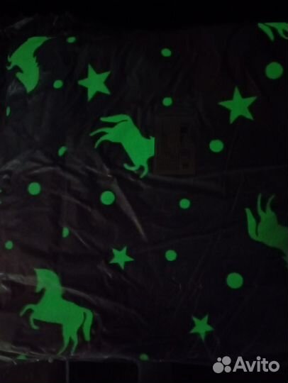 Плед покрывало светящиеся в темноте