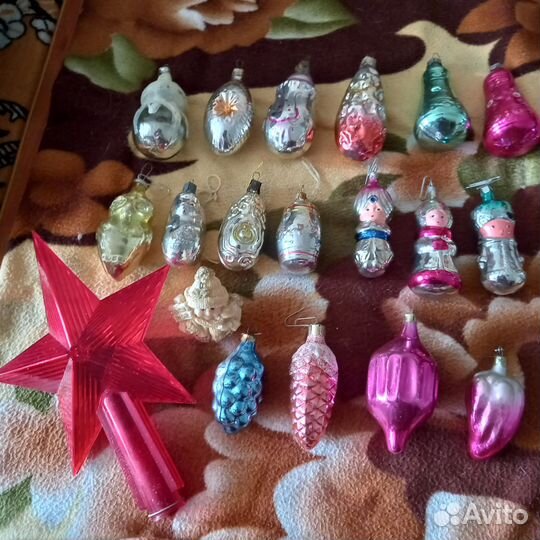 Елочные игрушки СССР советские