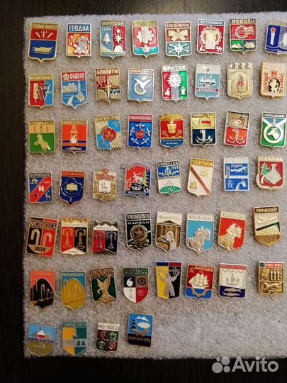 Значки СССР Гербы городов (обновлённые)