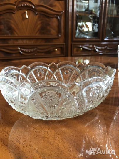 Салатник хрустальный