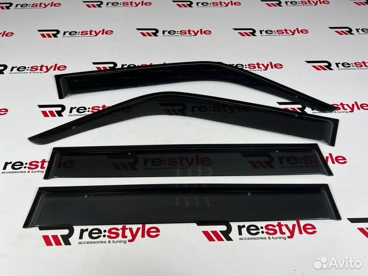 Ветровики Toyota Land Cruiser Prado 95 Kanglong