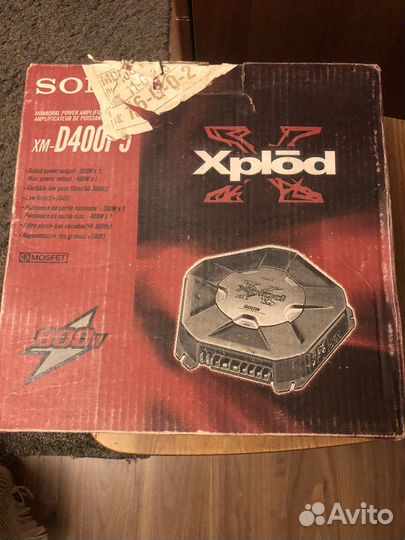Автомобильный усилитель Sony Xplod XM-D400P5 торг