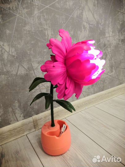 Настольная лампа Светильник лампа декор цветок