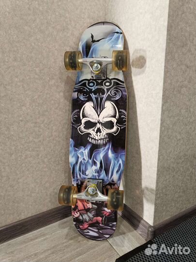 Longboard double kick