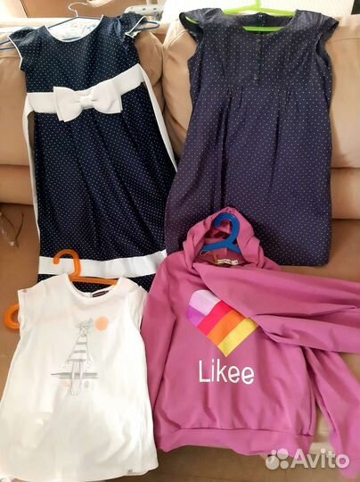 Вещи на девочку 134-140