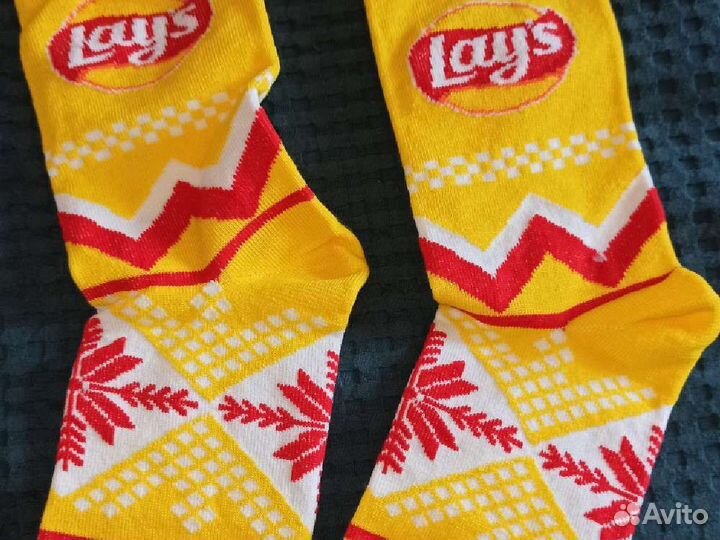 Носки Lay's унисекс новогодняя серия новые