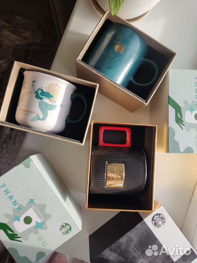 Кружка в подарочной упаковке starbucks новая