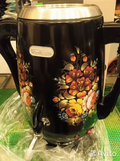 Самовар с заварочным чайником