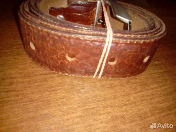 Ремень мужской кожаный