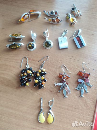 Серьги серебро 925